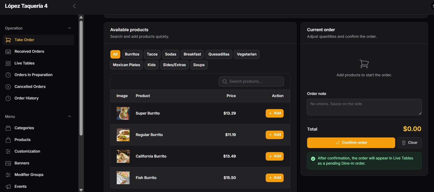 Take Order